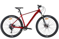 Велосипед AL 29" Leon TN-40 AM Hydraulic lock out HDD рама-21" червоний з чорним 2022