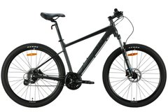 Велосипед алюміній 27.5" Leon XC 80 AM Hydraulic lock out HDD рама-18" сірий з чорним (матовий) 2024