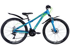 Велосипед сталь 26 Discovery TREK AM DD frame-18 синій з крилом Pl 2024