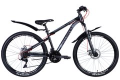 Велосипед сталь 26 Discovery TREK AM DD рама-15" сірий (матовий) з крилом Pl 2024