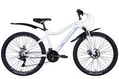 Велосипед сталь 26" Discovery KELLY AM DD тріскачка рама-16" синій (матовий) з крилом Pl 2024
