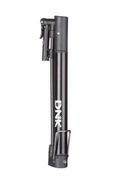 Насос компактный DNK Step 20 алюминий, макс. давление 80 psi, с манометром на шланге, головка под FV/AV