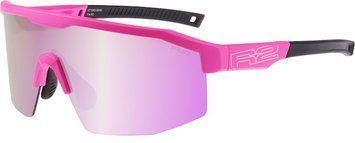 Окуляри R2 GAIN neon/pink (TR90), лінза brown , покриття pink full revo, кат. 2