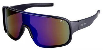 Окуляри Relax Star black matt, лінза smoke (Polycarbonate), blue revo, кат. 3