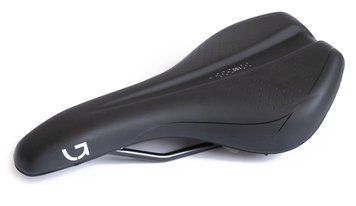 Сідло Green Cycle Active 150, сталеві рейли, чорне