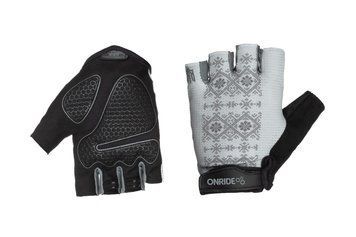 Перчатки ONRIDE Hold 30 Ornament, гелевые подушечки, серый размер L