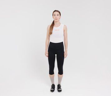 Велотруси жіночі без лямок з памперсом KLS Maddie 3 3/4 чорний M