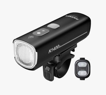 Велосипедна фара Ravemen K1400 (1400 lm, 4000 mAh) з датчиками освітленості, бездротова кнопка