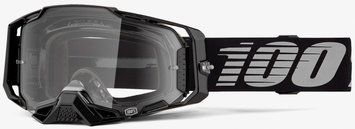 Окуляри 100% ARMEGA Goggle [Black], Clear Lens