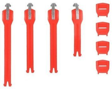 LEATT Strap kit 6.5 Boot [Red], No Size