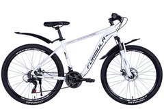 Велосипед сталь 26 Formula KOZAK AM DD рама-17,5 темно-сріблястий (матовий) з крилом Pl 2024