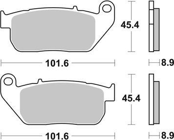 Гальмівні колодки SBS Ultra Quit Brake Pads, Ceramic