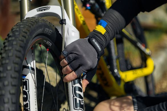 Рукавички ONRIDE TID 20 UA смужки колір чорний розмір XXL