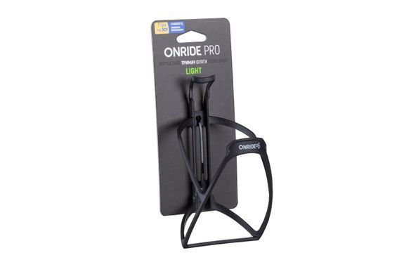 Флягодержатель ONRIDE Pro Light пластиковый, 18 г, черный