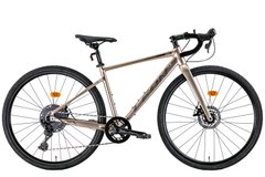 Велосипед 28" Leon GR-80 DD рама- 2022 (бежевый с серым)