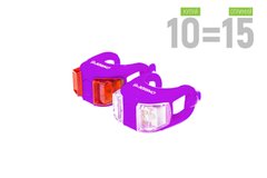 Набір світла ONRIDE силіконовий Dual фіолетовий 15 шт по ціні 10 шт