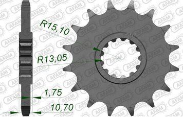 Зірка AFAM 525 Sprocket - Yamaha, 16z
