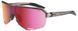 Окуляри R2 FLUKE dark/grey (PC), лінза pink (HD), покриття black/red full revo, кат. 3