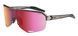 Окуляри R2 FLUKE dark/grey (PC), лінза pink (HD), покриття black/red full revo, кат. 3