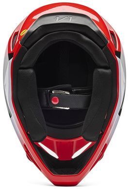Шолом FOX V1 Helmet - SHIELD [Flo Red], XXL