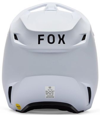 Шолом FOX YTH V1 Helmet - SOLID [White], YL