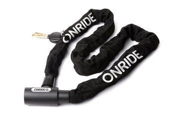 Замок ONRIDE Tie Lock Superior 50 закаленный цепной, под ключ, 6x1500 мм