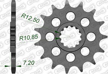 Зірка AFAM 520 Sprocket - Suzuki, 15z
