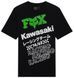 Футболка FOX Youth Short Sleeve Tee - KAWI&reg; [Ultra Black], YL