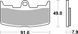 Гальмівні колодки SBS Performance Front Brake Pads, Sinter