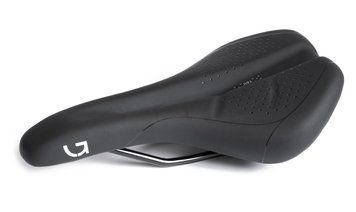Сідло Green Cycle Active Air 160, сталеві рейли, чорне