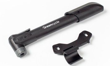 Мінінасос Green Cycle GPM-001 пластиковий, presta + schreder, чорний