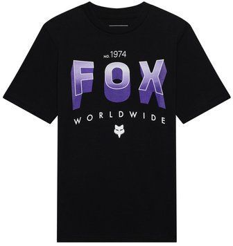 Футболка FOX Youth Short Sleeve Tee - BLOCK [Black], YL