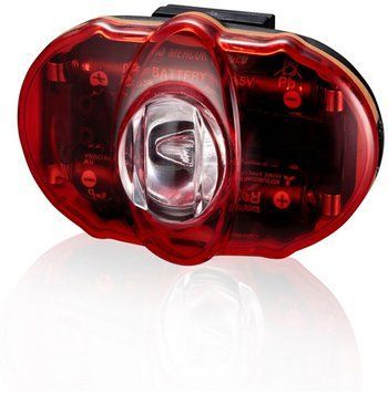 Блималка задня Infini VISTA I-406R, 3 світлодіоди, 2 режими, 2x"AAA", з кріпл.