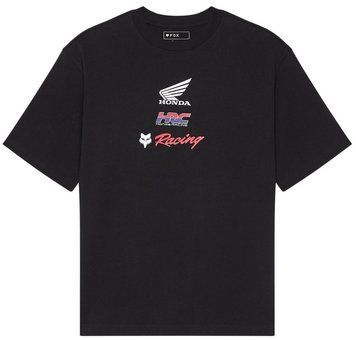 Футболка FOX OVERSIZE Short Sleeve Tee - HONDA&reg; [Black], M
