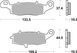 Гальмівні колодки SBS Performance Rear Brake Pads, Sinter
