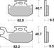 Тормозные колодки SBS Upgrade Brake Pads, EVO Sinter/Sinter