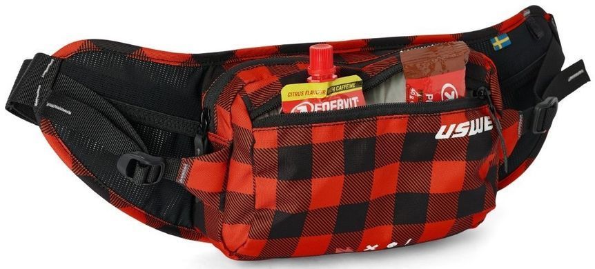 Напитная сумка USWE WAIST 2L Hip Pack [Flannel Red], Belt Bag