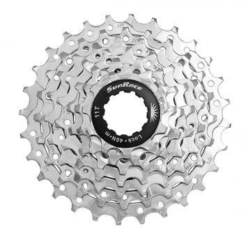 Касета&nbsp;7-k&nbsp;11-28T&nbsp;SUN&nbsp;RACE&nbsp;M63&nbsp;MTB,&nbsp;Nickel