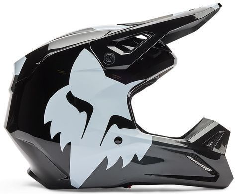 Шолом FOX V1 Helmet - SHIELD [Black], XS