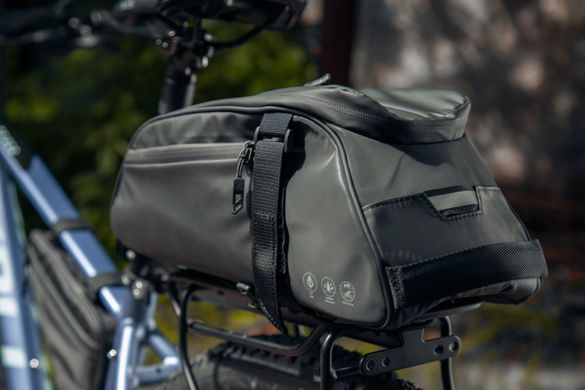 Сумка на багажник ONRIDE Coffer 10, объем 7 л, водоотталкивающая ткань, светоотражающая вставка.