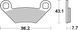 Гальмівні колодки SBS Sport Brake Pads, Sinter/Carbon