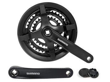 Шатун L170мм 24-34-42Т під квадрат SHIMANO FC-TY301 чорний