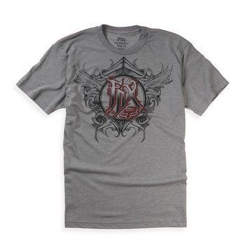 Футболка FOX HEATHERED Short Sleeve Tee - REACTION [Grey], S