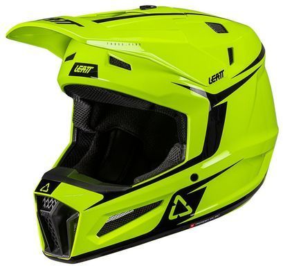 Шолом LEATT Moto 3.5 JR Helmet + Goggle [Neon Yellow], YM