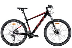 Велосипед AL 27.5" Leon XC-70 AM Hydraulic lock out HDD рама-20" чорний з червоним (м) 2022