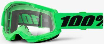 Окуляри 100% STRATA 2 Goggle [Neon Green], Clear Lens
