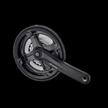 Шатун Алюмiнiй L170мм 24-34-42Т під квадрат PROWHEEL TA-CM68 чорний з Pl захистом
