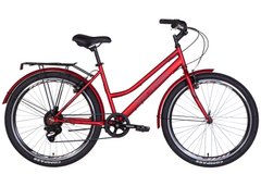 Велосипед 26" Discovery PRESTIGE WOMAN 2022 (красный (м))