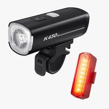 Комплект света Ravemen LS31: K450 + TR30 (450 + 30 lm, 2200 + 200 mAh)