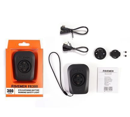 Велосипедна фара Ravemen FR300 (300 lm, 1200 mAh) з кріпленням для Garmin
